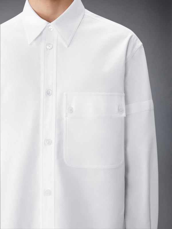 OPIQUE DOUBLE NEEDLE ARMBAND OVERSIZED SHIRT - image 6