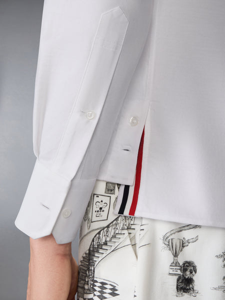 4-BAR オックスフォード シャツ 白