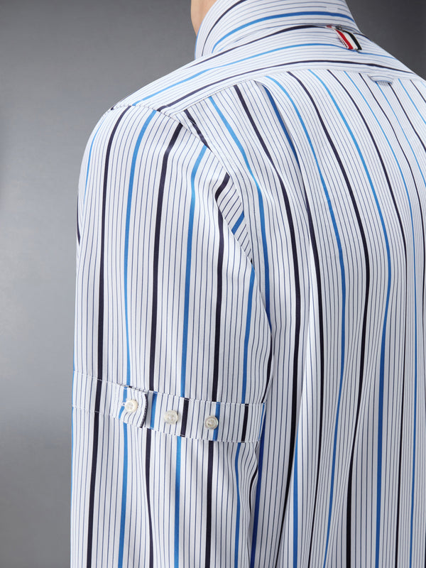 STRIPED POPLIN ARMBAND POPOVER ARMBAND SHIRT - image 5