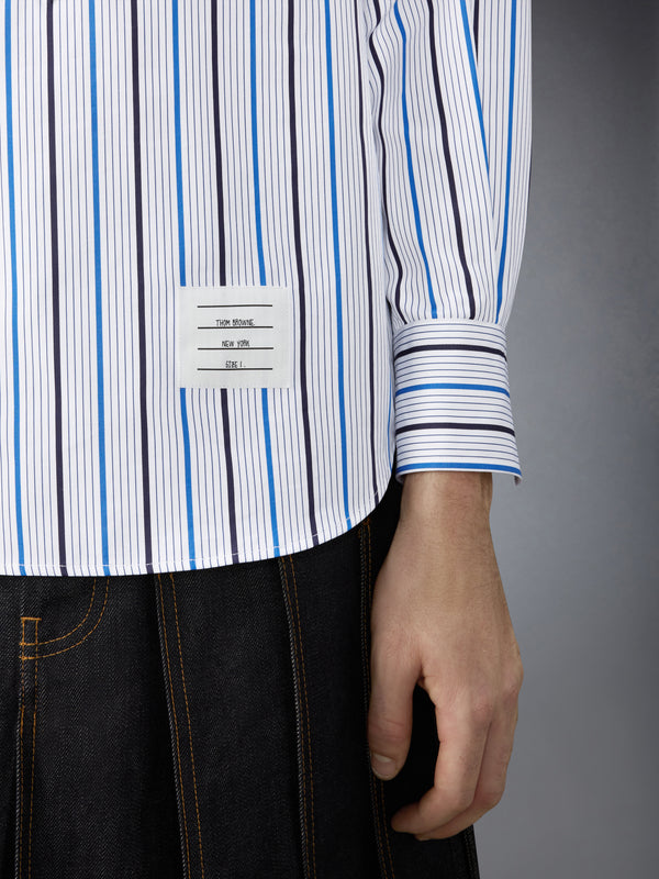 STRIPED POPLIN ARMBAND POPOVER ARMBAND SHIRT - image 6