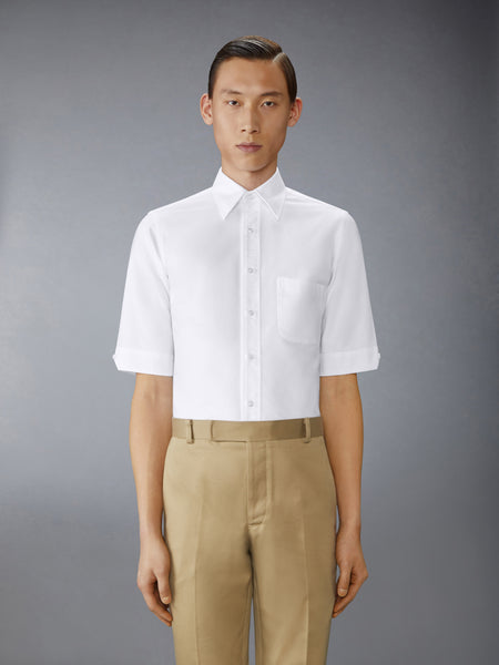OXFORD RWB GROSGRAIN SHORT SLEEVE SHIRT