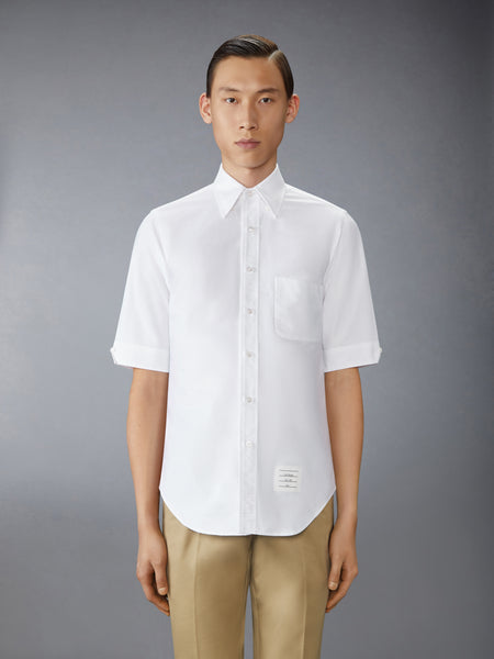 OXFORD RWB GROSGRAIN SHORT SLEEVE SHIRT