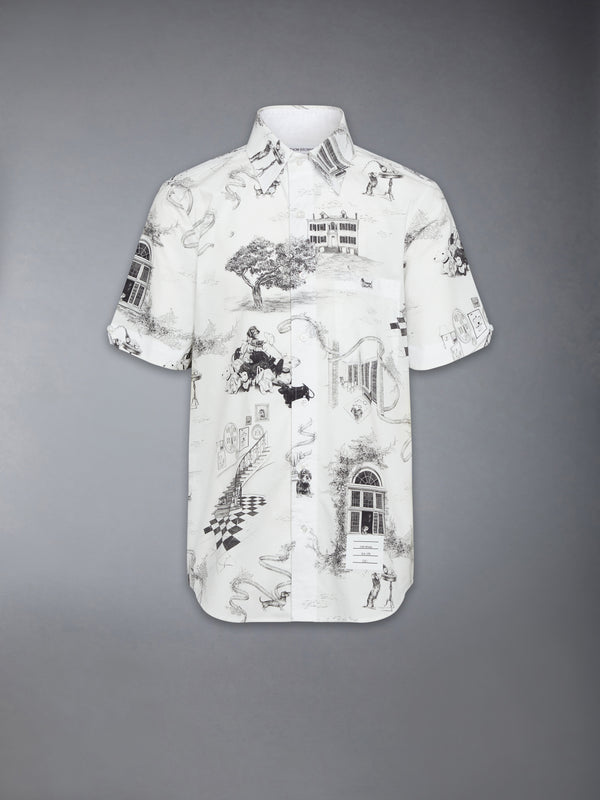 POPLIN HECTOR TOILE SHORT SLEEVE SHIRT - featured image
