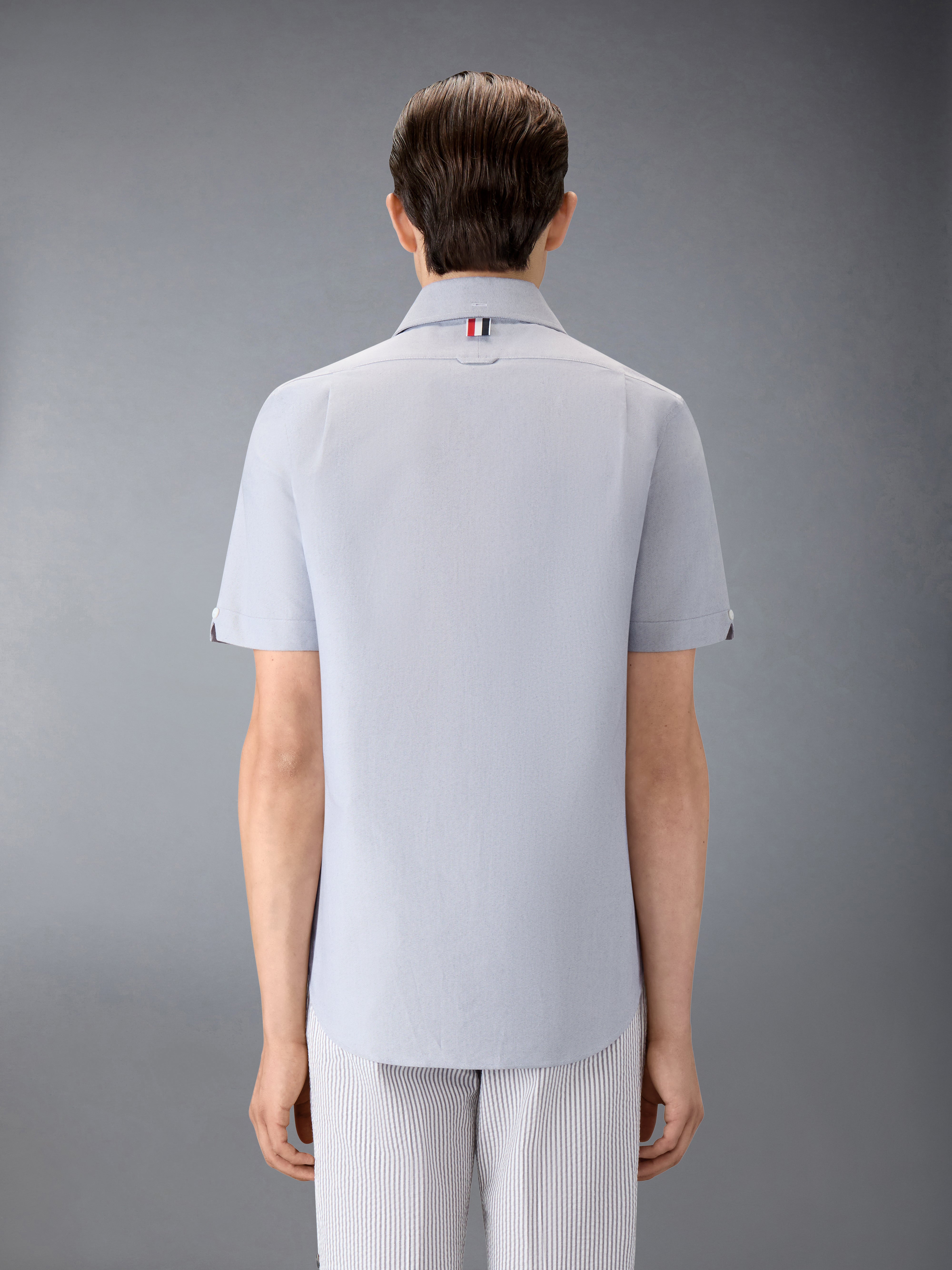 Tシャツ・カットソー THOM BROWNE Men Tops MJS261AJ0149 035 GREY グレー（灰色）系 THOM BROWNE(トムブラウン) Tシャツ