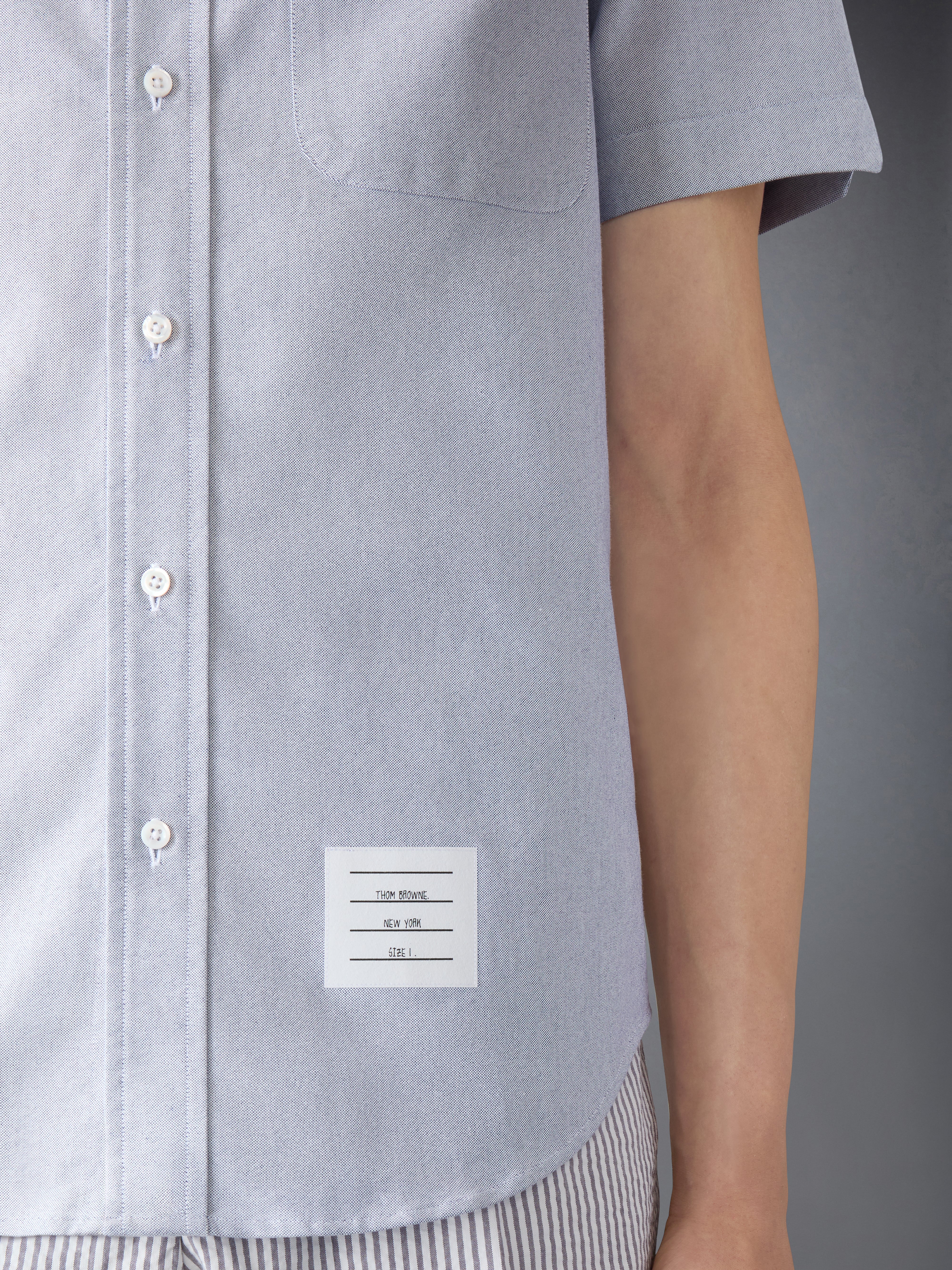 Oxford Short Sleeve Shirt | Thom Browne
