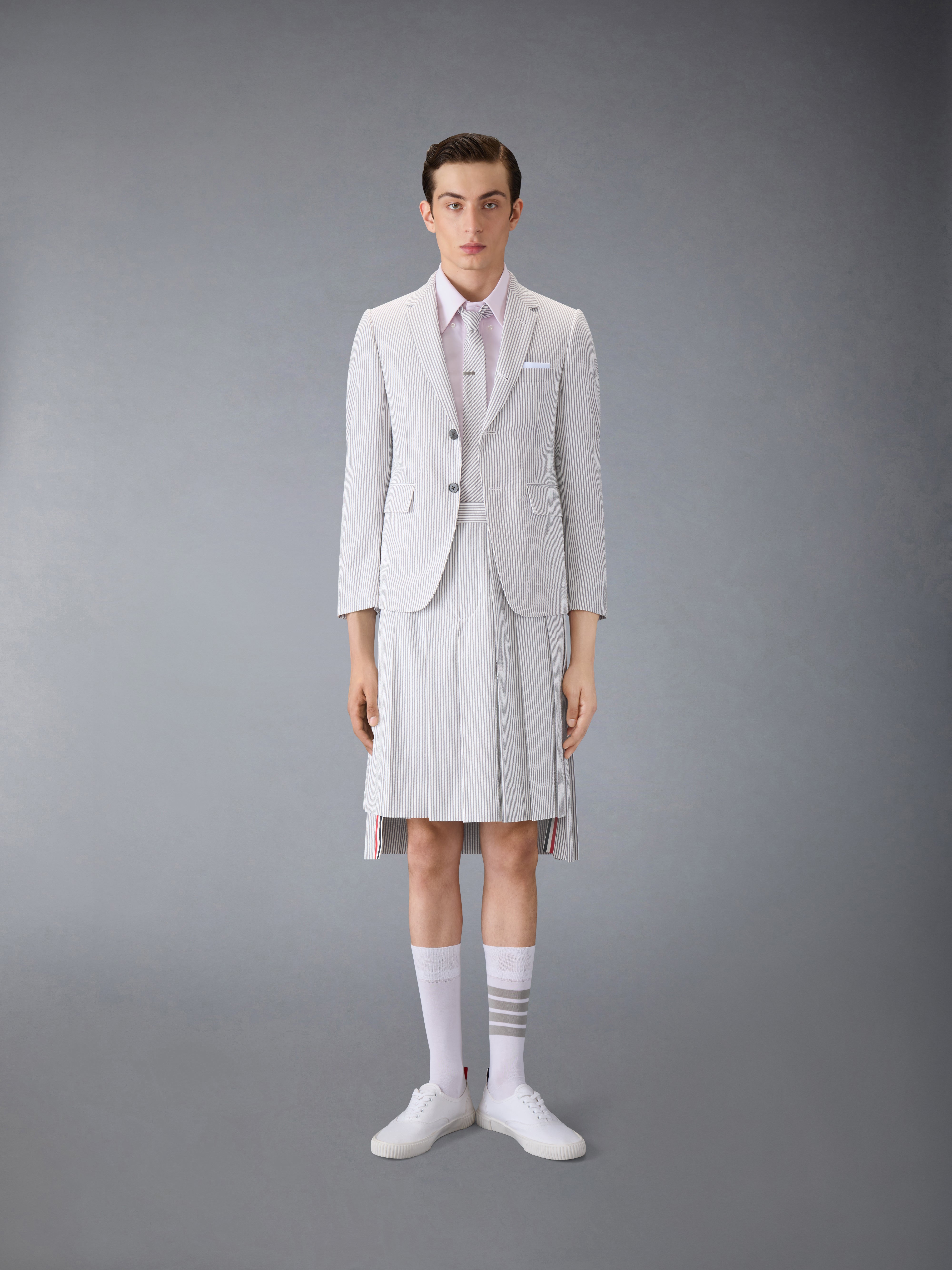 iroiro　THOM BROWNE スーツ SIZE 1 Oxford Rwb Grosgrain Short Sleeve Shirt | Thom Browne