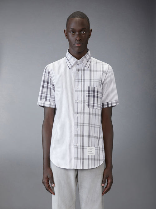 FUNMIX MADRAS COTTON SHORT SLEEVE SHIRT