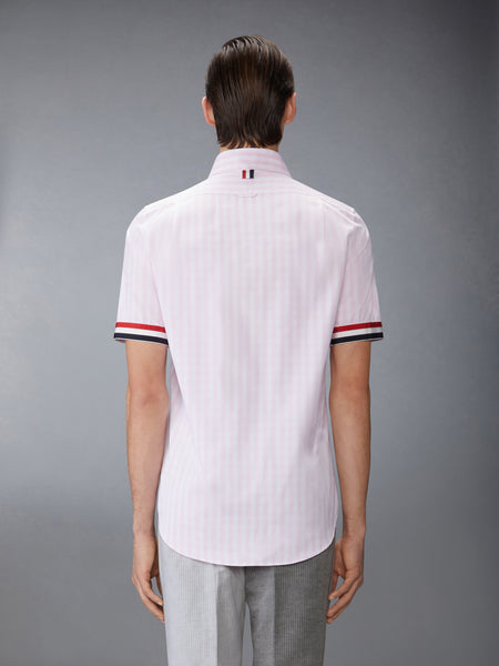 GINGHAM CHECK POPLIN SHORT SLEEVE SHIRT