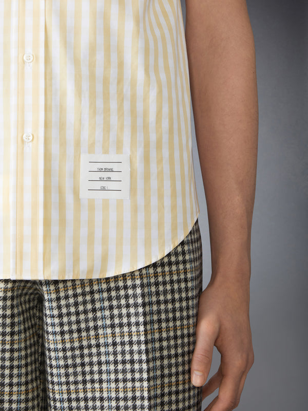 GINGHAM CHECK POPLIN SHORT SLEEVE SHIRT - image 5