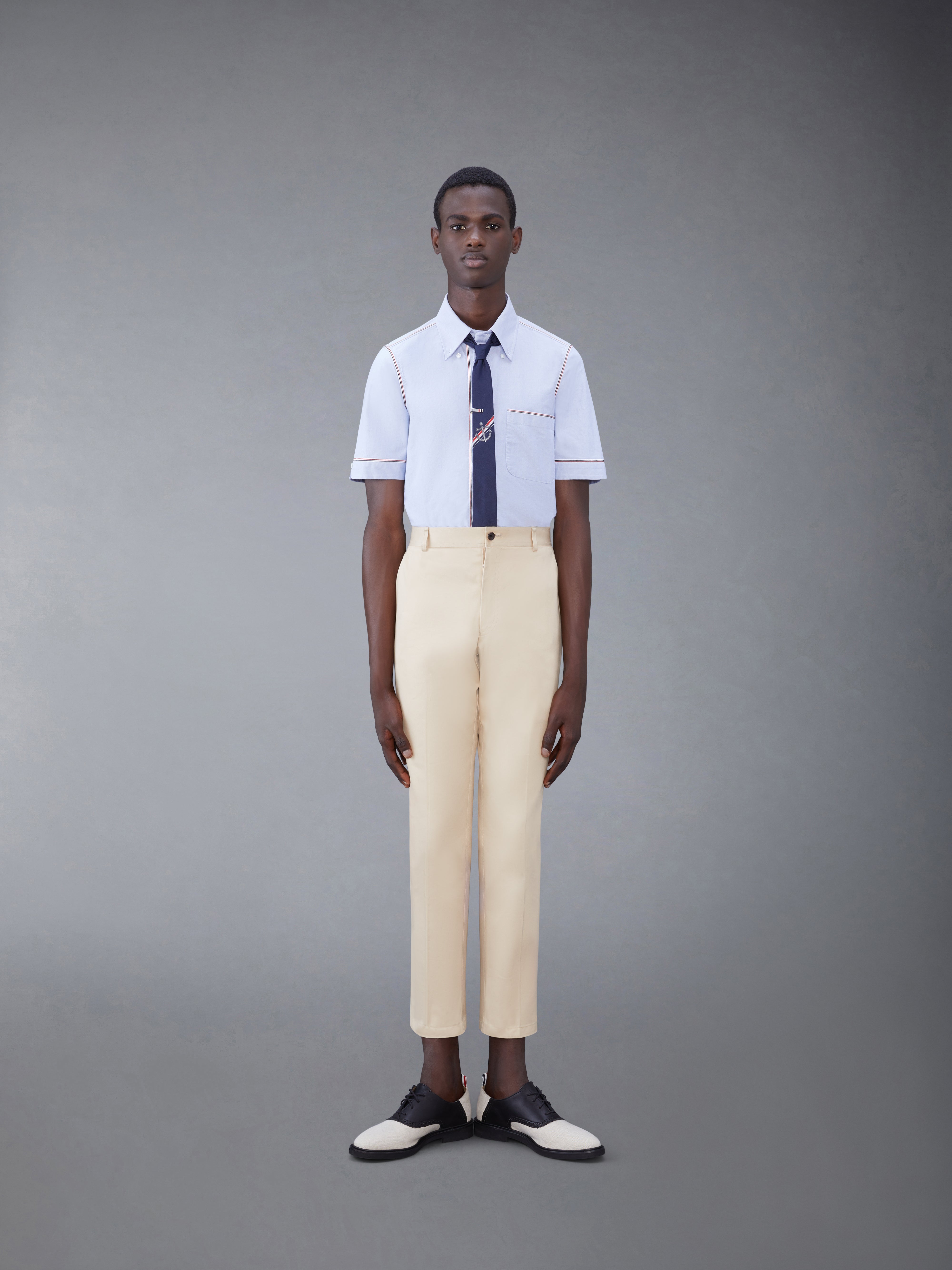 Oxford Short Sleeve Shirt | Thom Browne