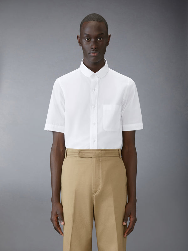 POPLIN ROUND HEM SHIRT - image 1