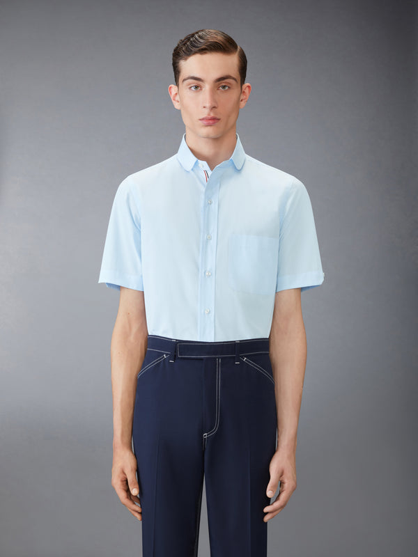 POPLIN ROUND HEM SHIRT - image 1