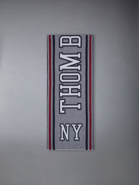 MERINO WOOL VARSITY SCARF RWBWHT