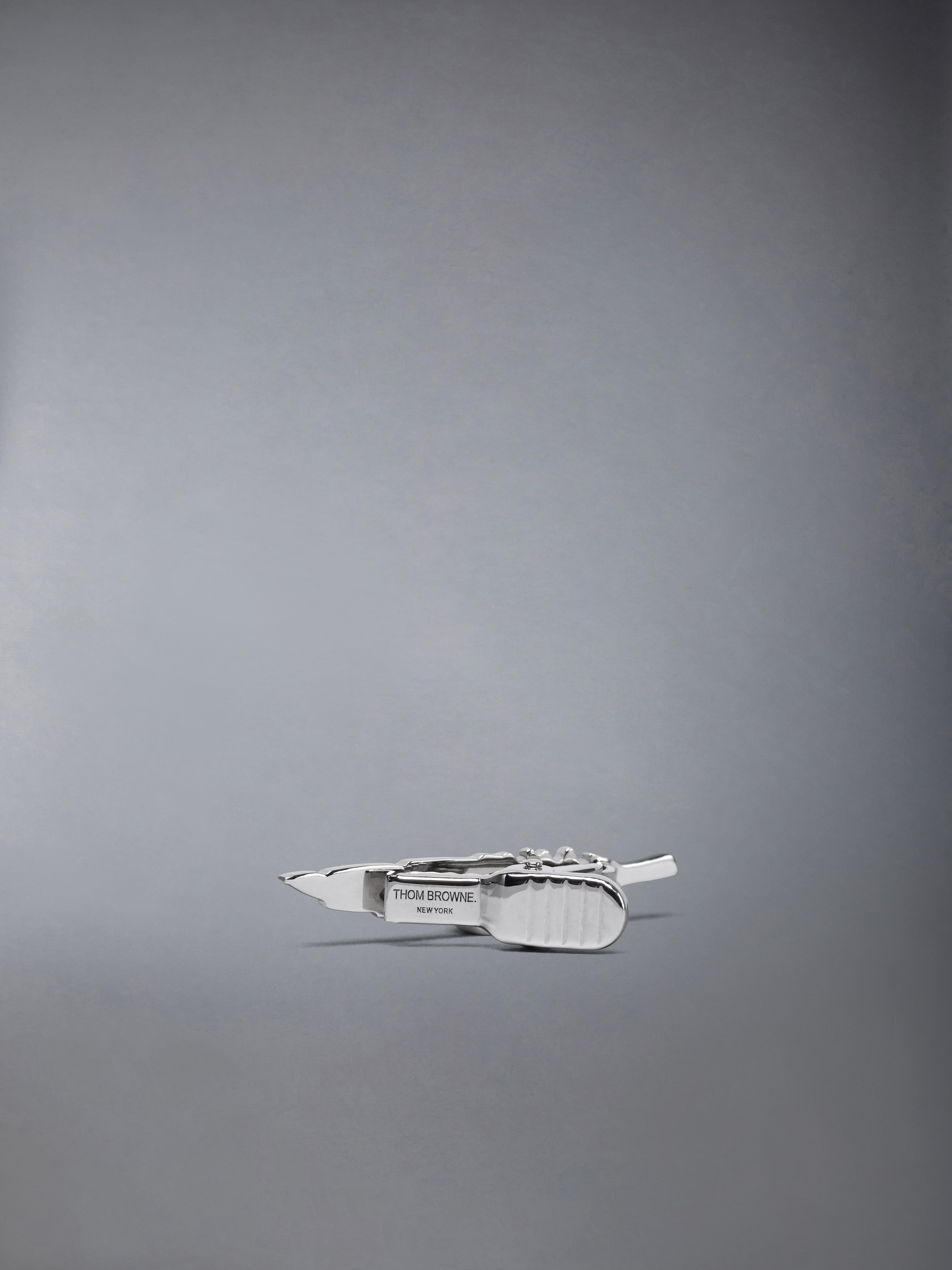 【関税込み】Thom Browne シルバー Feather タイバー フェザー タイバー スターリングシルバー製 | Thom Browne