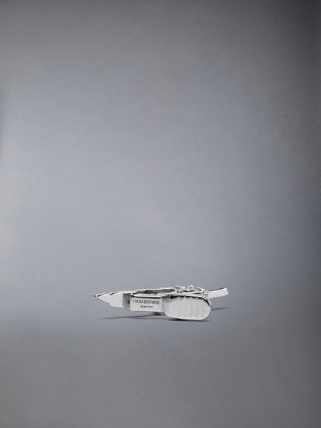 STERLING SILVER FEATHER TIE BAR