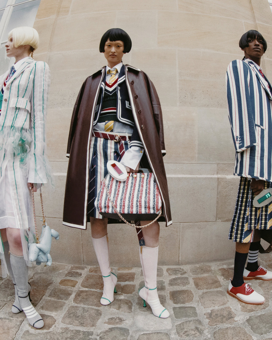 トムブラウン　THOMBROWNE リストバンド　ヘアバンド トムブラウン THOMBROWNE リストバンド ヘアバンド