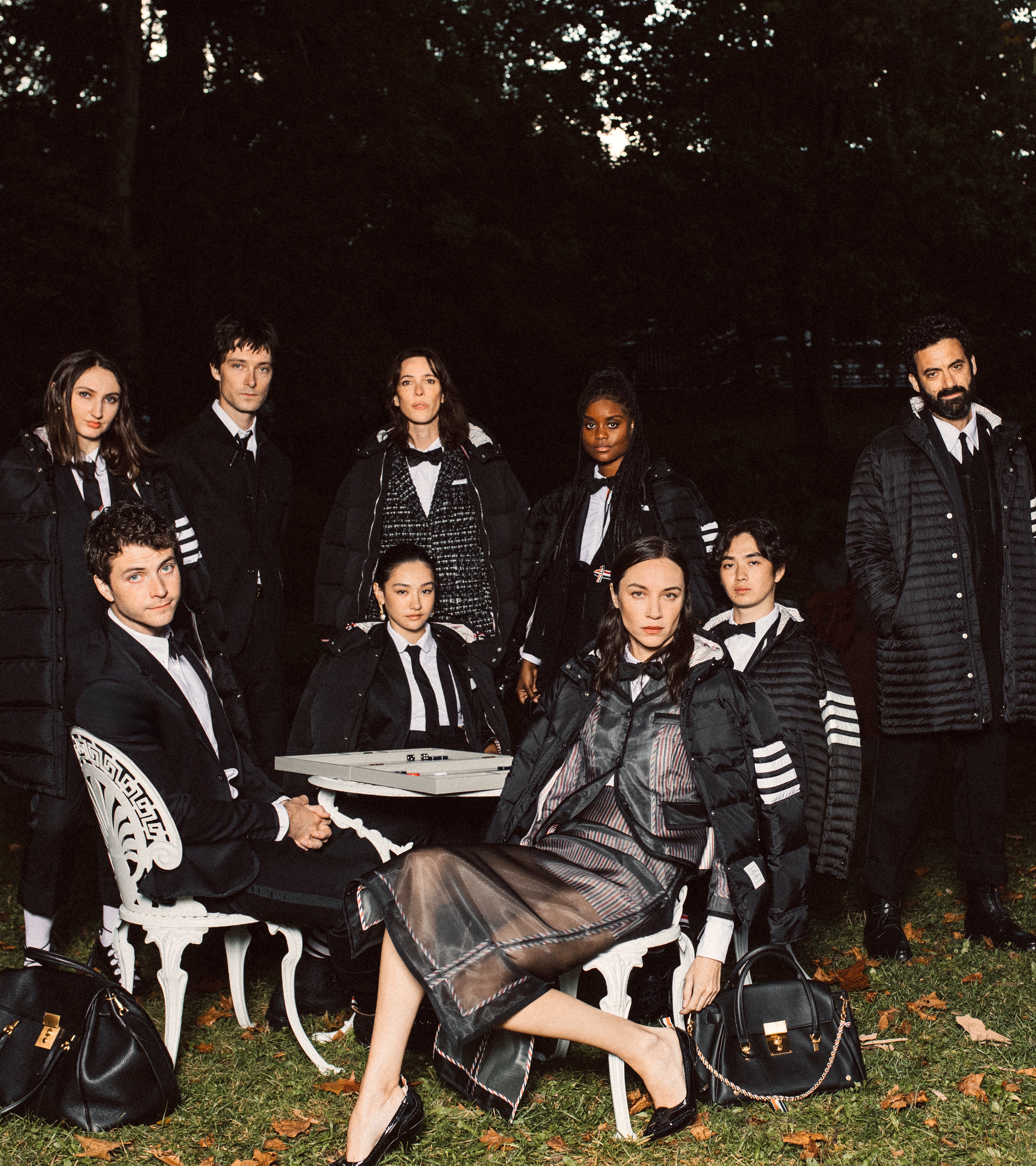 THOM BROWNE（トムブラウン）　ネイビーコート THOM BROWNE/トムブラウン_women 通販 | スクール ユニフォーム