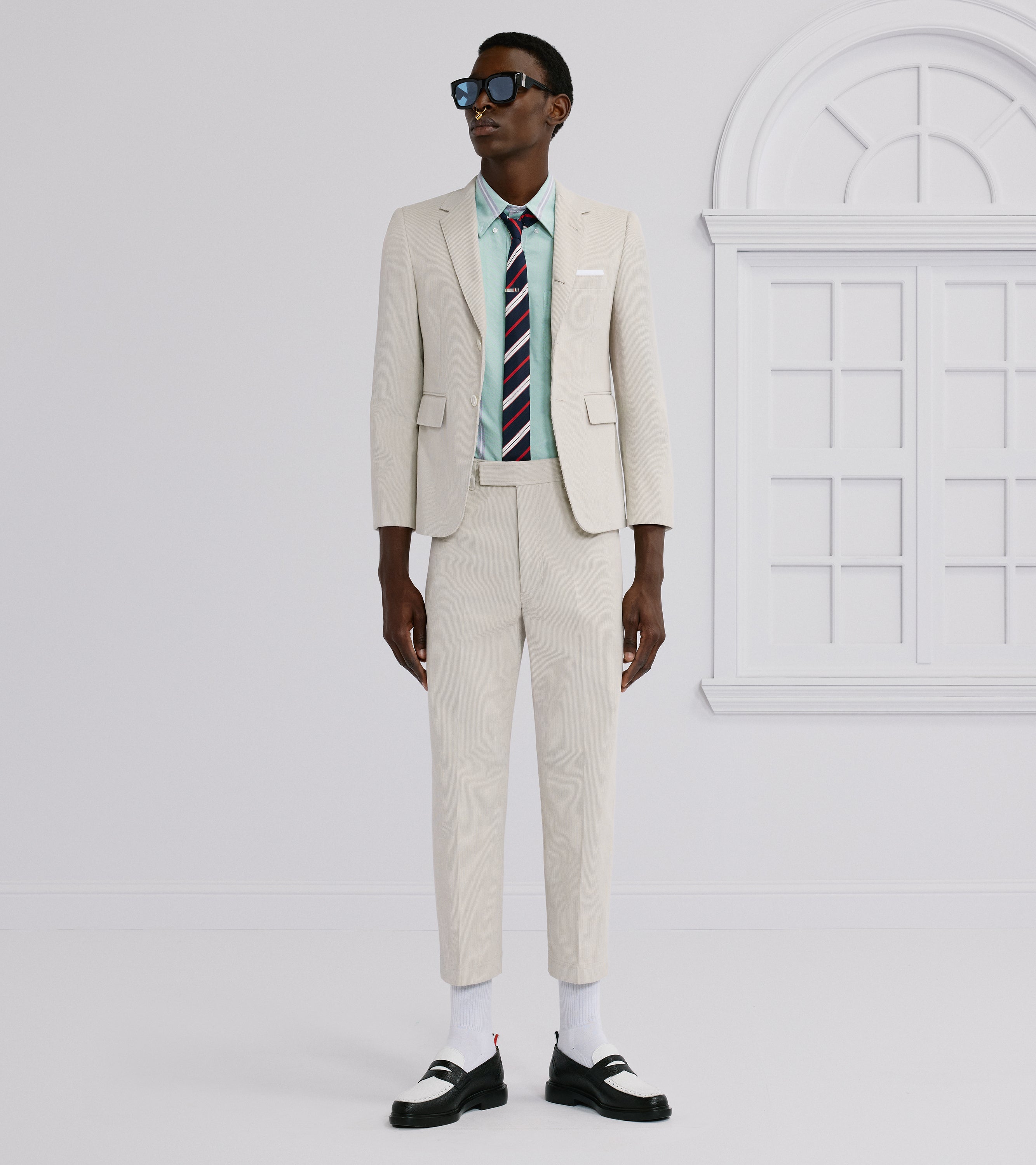 thom browne クリーニング済 トムブラウン シャツ トリコロール THOM