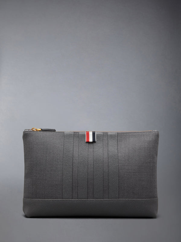 WOOL 4-BAR LARGE POUCH - featured image