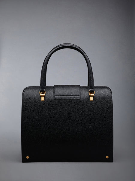 PEBBLE GRAIN CLOCK MRS. THOM BAG BLACK