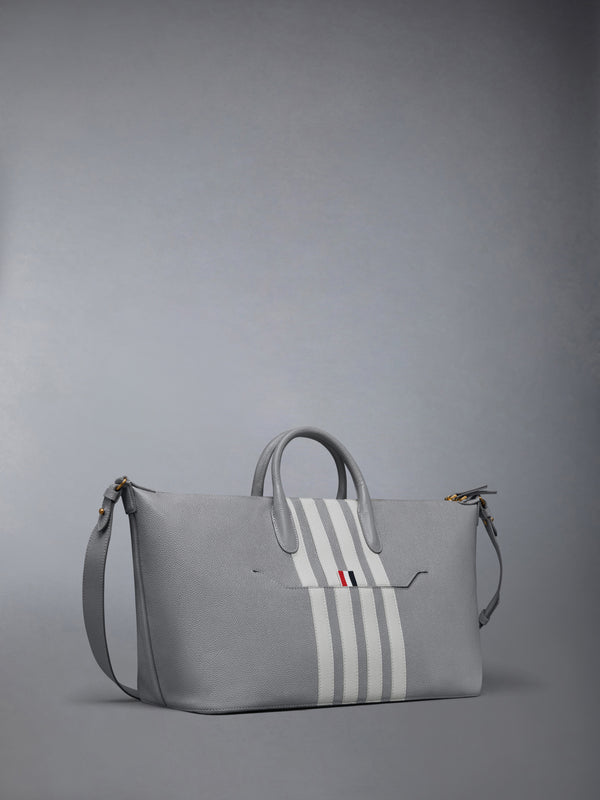 PEBBLE GRAIN 4-BAR MEDIUM DUFFLE - image 2