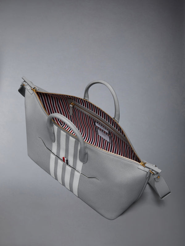 PEBBLE GRAIN 4-BAR MEDIUM DUFFLE - image 5