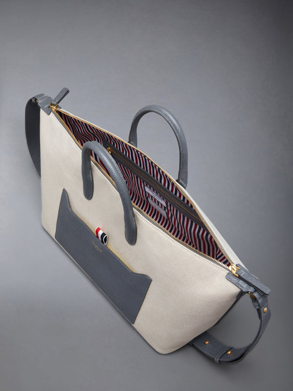 COTTON CANVAS MEDIUM DUFFLE - image 4