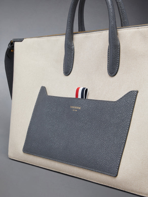 COTTON CANVAS MEDIUM DUFFLE - image 6