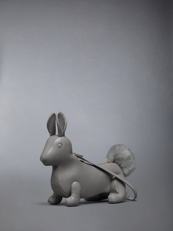 PEBBLE GRAIN RABBIT BAGUETTE BAG - image 2