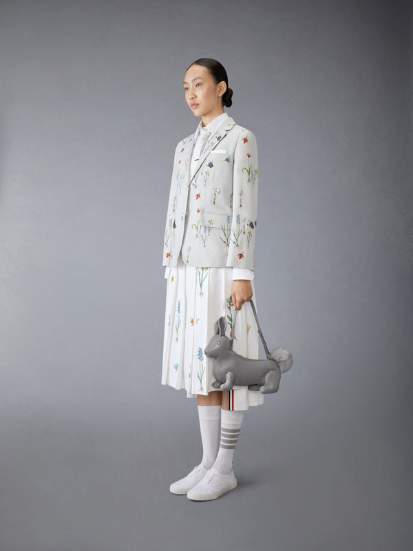 PEBBLE GRAIN RABBIT BAGUETTE BAG - image 4