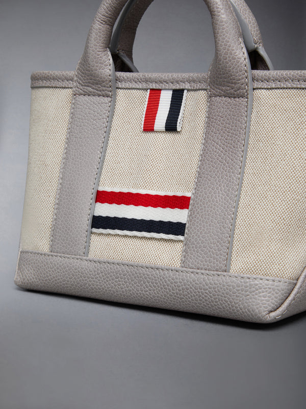 SALT AND PEPPER COTTON CANVAS MICRO TOOL TOTE - image 6
