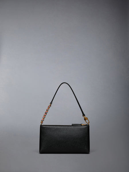 PEBBLE GRAIN ZIPPED MINI BAG