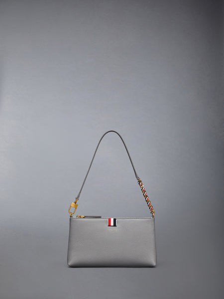 PEBBLE GRAIN ZIPPED MINI BAG