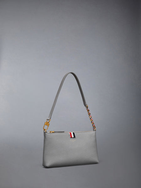 PEBBLE GRAIN ZIPPED MINI BAG