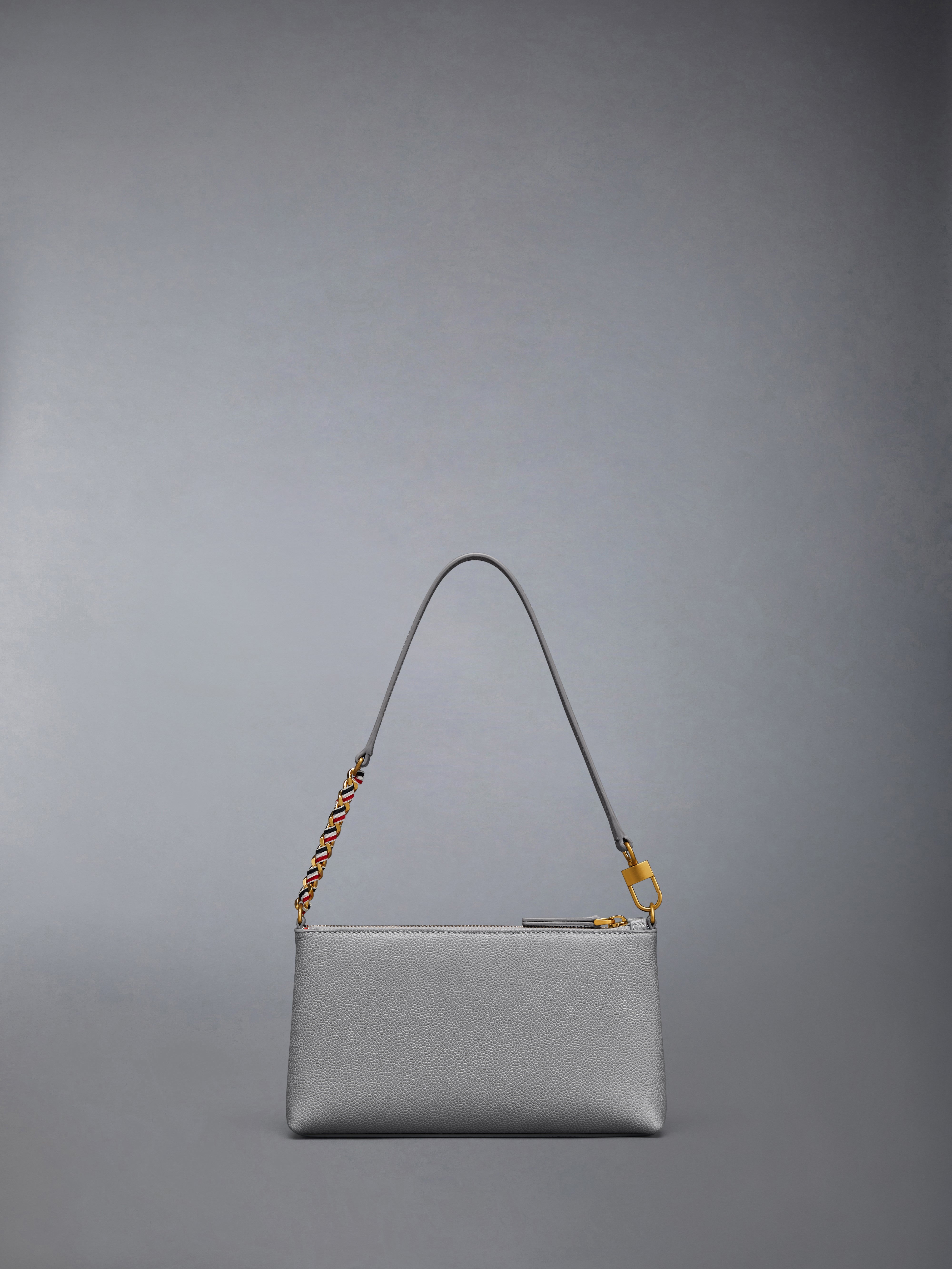 Pebble Grain Zipped Mini Bag | Thom Browne