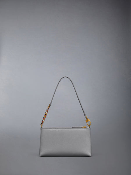 PEBBLE GRAIN ZIPPED MINI BAG