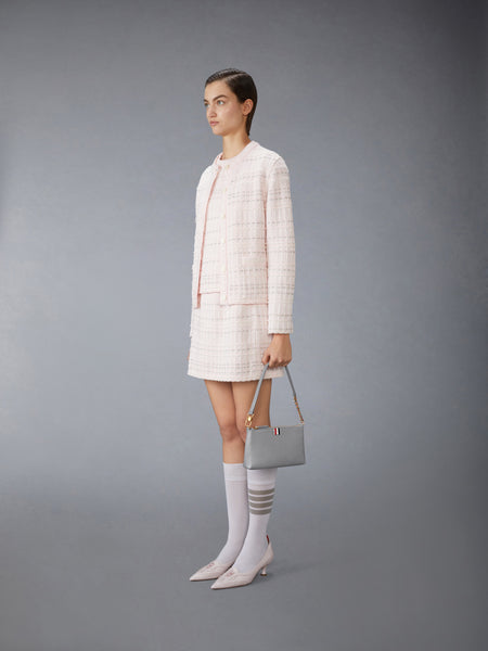 PEBBLE GRAIN ZIPPED MINI BAG
