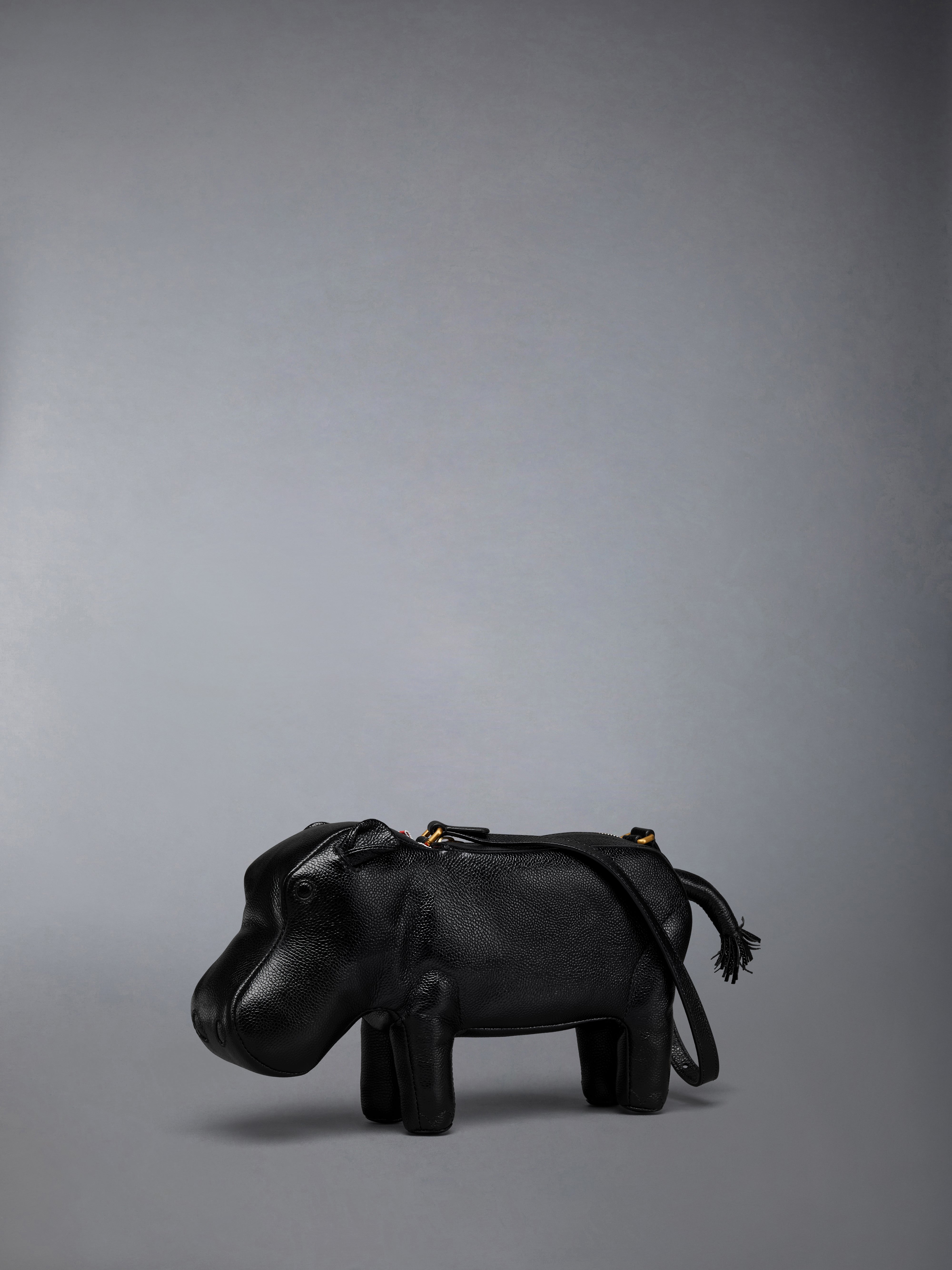 Pebble Grain Hippo Baguette | Thom Browne