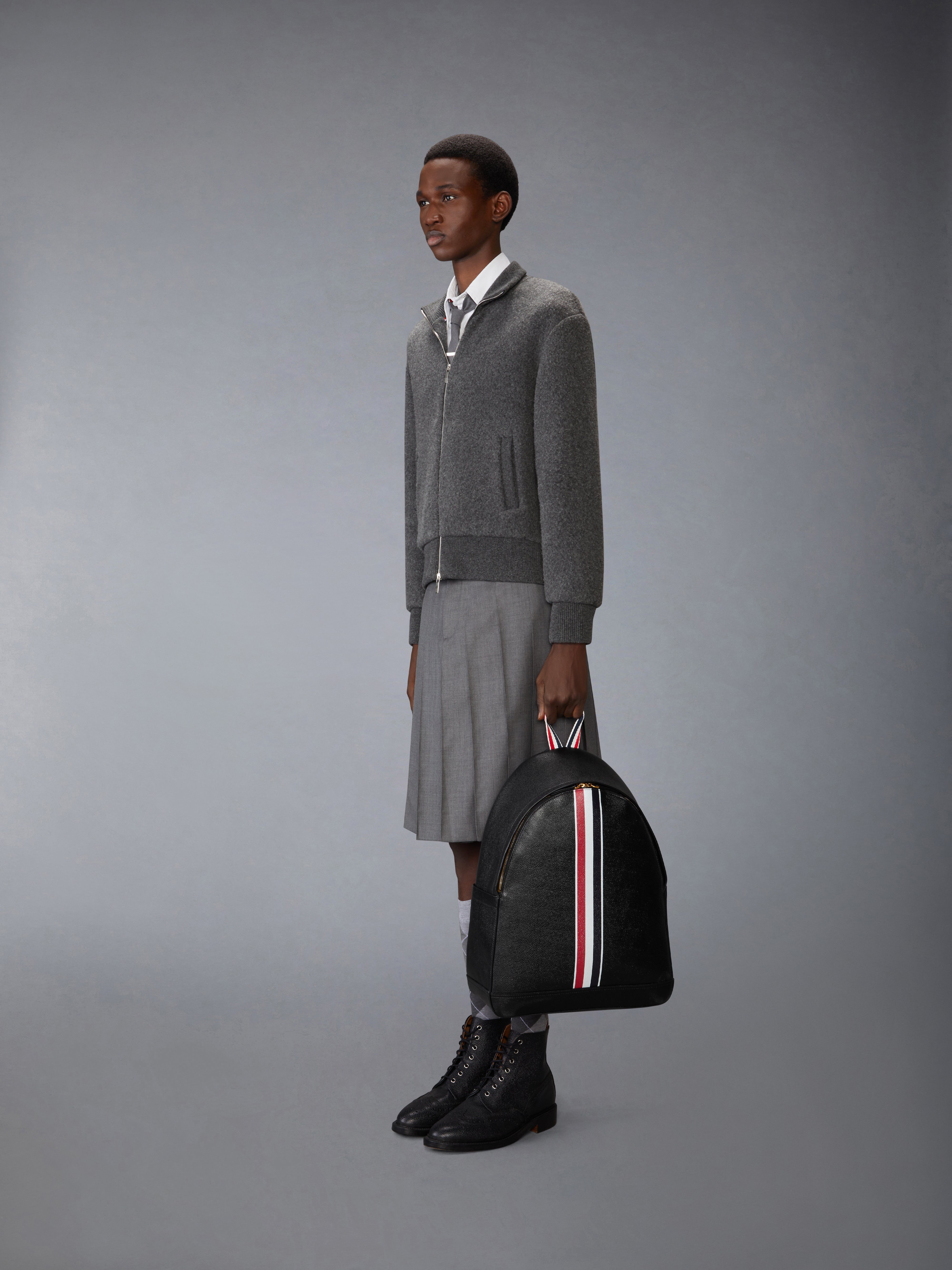 THOM BROWNE ミティアム RWB ストライフ トッフハントル ハック Classic Loopback Stripe Pullover | Thom Browne