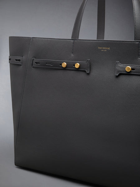 MR. THOM CABAS BAG IN SOFT CALF LEATHER DARK GREY