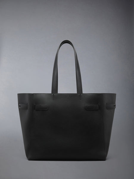 MRS. THOM CABAS BAG IN SOFT CALF LEATHER BLACK