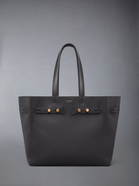 MRS. THOM CABAS BAG IN SOFT CALF LEATHER DARK GREY