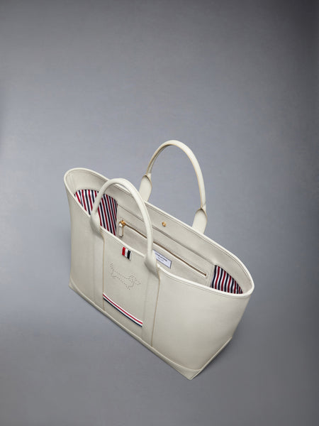 PEBBLE GRAIN HECTOR MEDIUM TOOL TOTE KHAKI