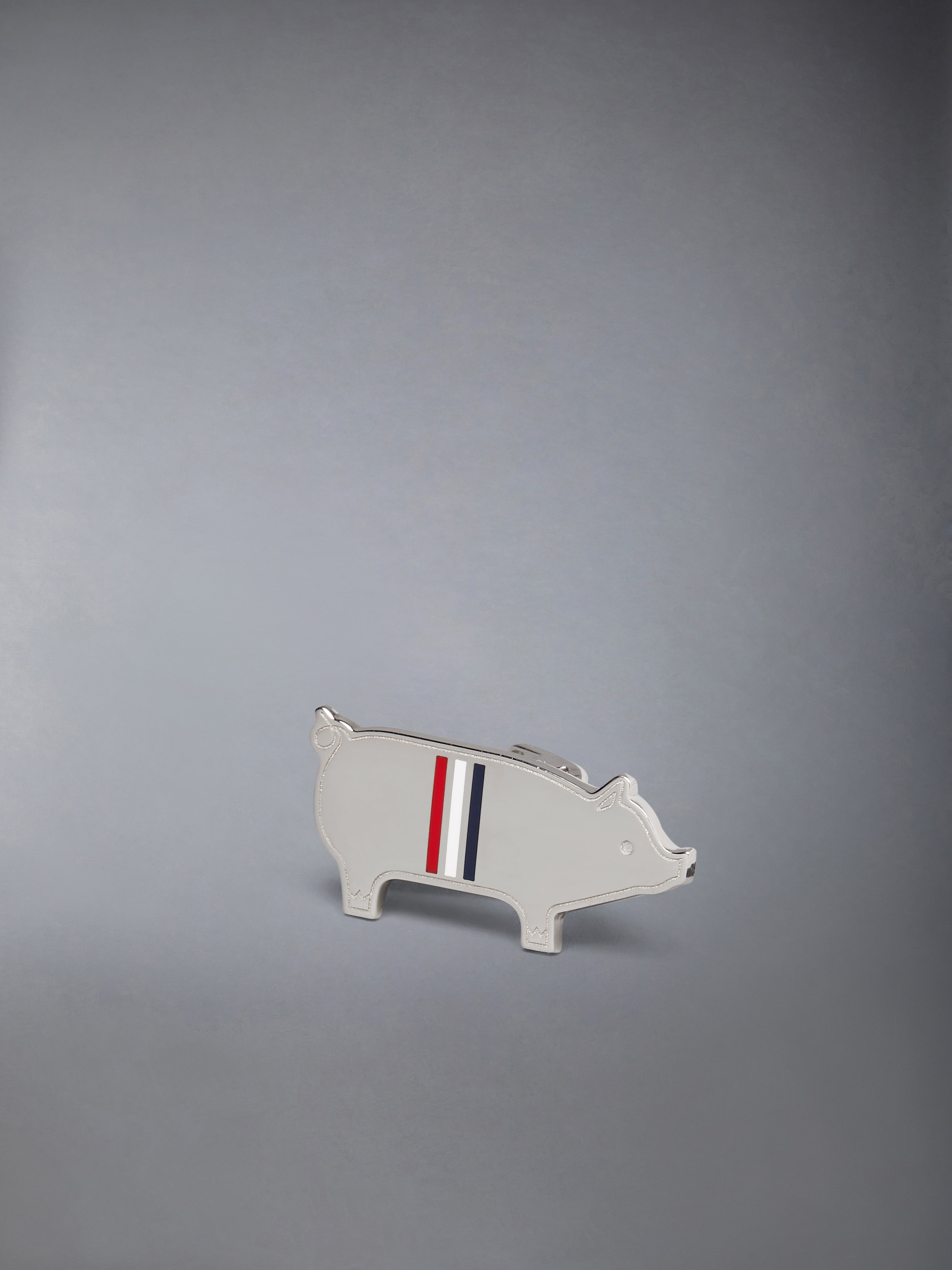 STERLING SILVER PIG TIE BAR | Thom Browne