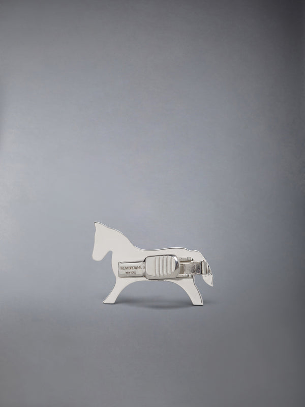 LUNAR NEW YEAR STERLING SILVER HORSE TIE BAR - image 2