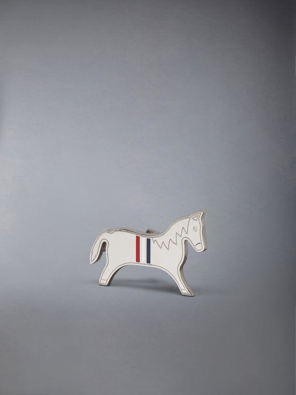 LUNAR NEW YEAR STERLING SILVER HORSE TIE BAR - image 3