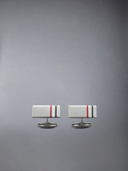 STERLING SILVER RWB CUFFLINKS