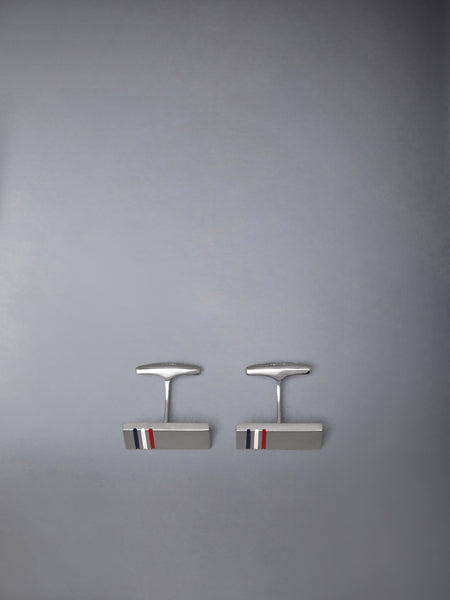 STERLING SILVER RWB CUFFLINKS SILVER