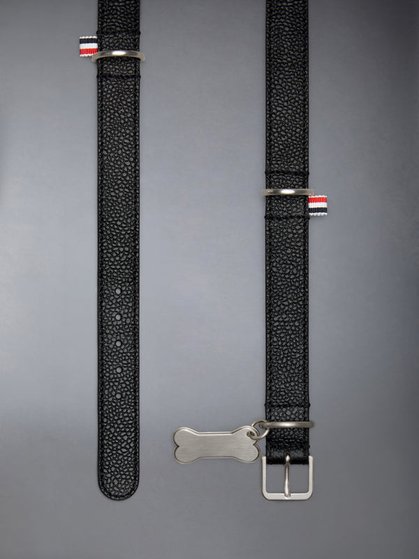 헥터 브라운 본 태그 페블 그레인 도그 칼라 - image 3