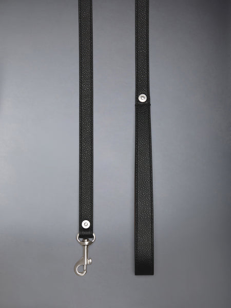 HECTOR BROWNE PEBBLE GRAIN DOG LEASH BLACK